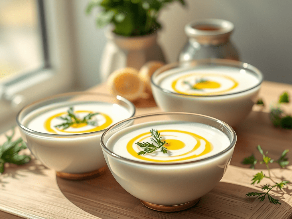 A Summer Bowl: Chilled Cucumber and Yogurt&nbsp;Soup